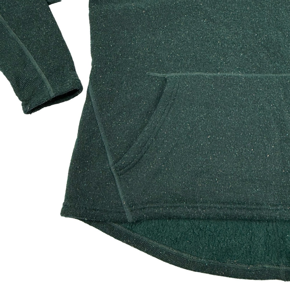 Smartwool Hudson Trail Pullover Fleece Cowl Neck Sweater Green Women's XL NWOT - Picture 5 of 12
